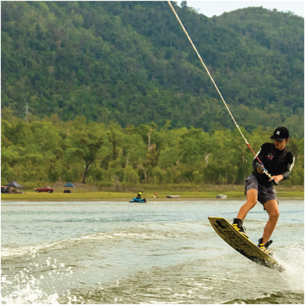 Wake boarding