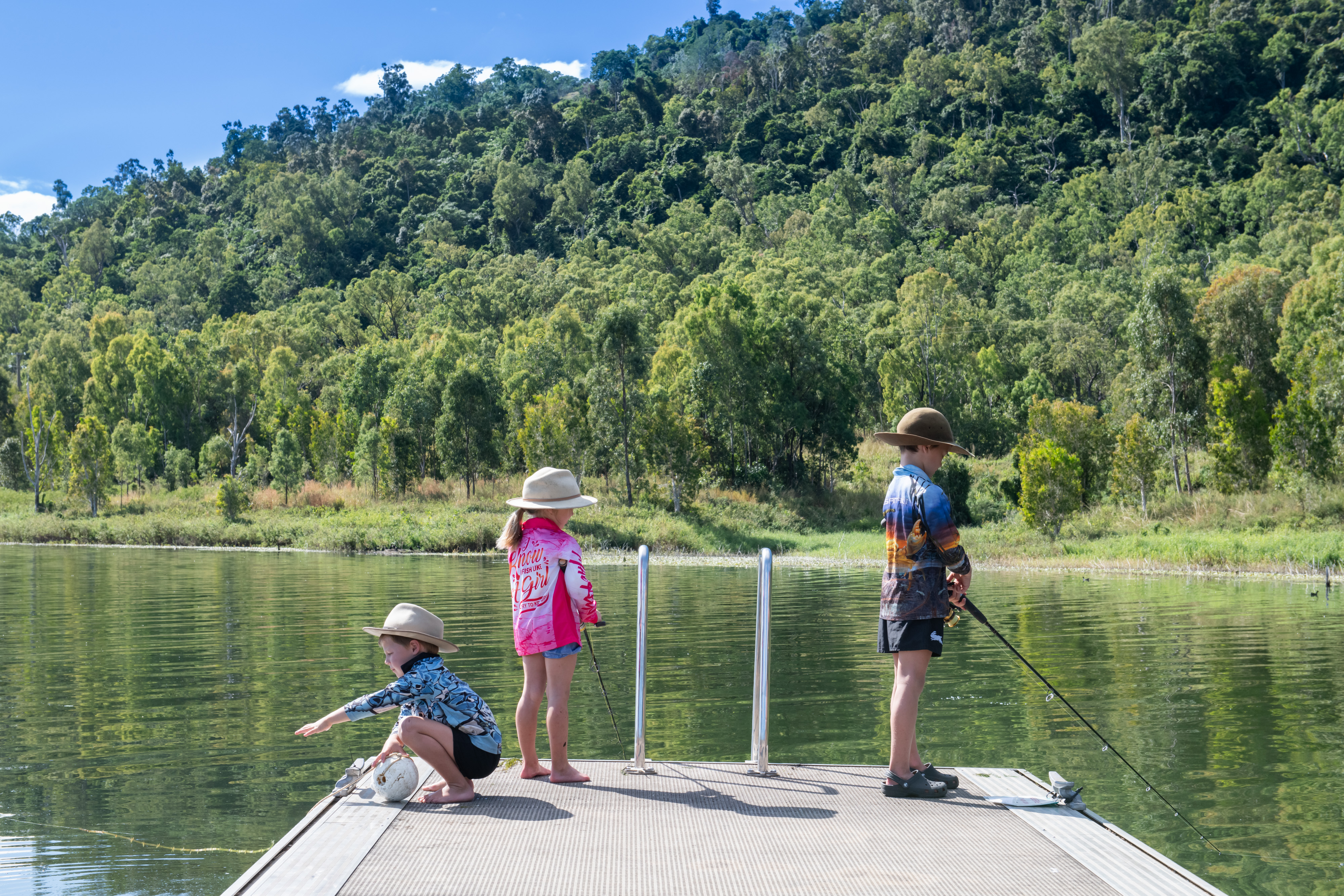 Lake Proserpine Kids Fishing